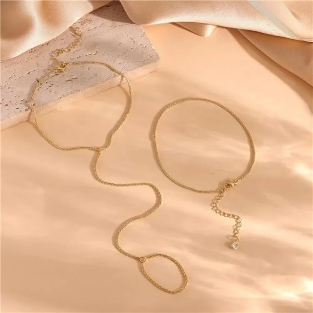 Sterling Silver Ankle Bracelets for Women: Dainty Layered Waterproof Anklet for - Picture 5 of 6